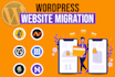 backup and migrate website to namecheap or easywp hosting