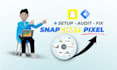 fix snap ads pixel conversion tracking and conversion API for higher roas