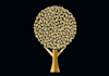 design tree logo with satisfaction guaranteed
