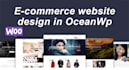 create your ecommerce website by ocean wp with full website creation