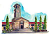 create a watercolor portrait of your house or building