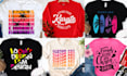 create custom and unique typography t shirt design