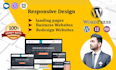 create mobile responsive wordpress website design