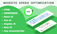 speed optimize html, react js or any javascript site