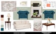 do interior design floor plan and moodboards