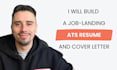 write a job landing ats resume and cover letter