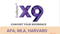 check grammar and convert reference apa, mla, harvard using endnote