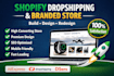 build and redesign your shopify ecommerce store for more sales