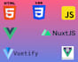 build your landing page using nuxt js