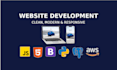 be your python django website developer