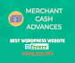 design merchant cash advance website landing page