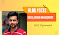 do seo optimised social media management