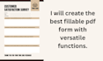 create the best fillable pdf form for my clients