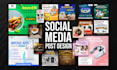 design creative social media posts