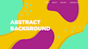 create custom landing page design or abstract background