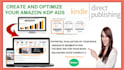 create and optimize your amazon KDP ads live by chat
