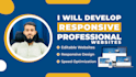 develop fully responsive professional website