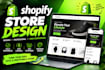 do a shopify store design or redesign for your brand