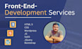 develop responsive HTML CSS bootstrap and javascript website