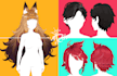 create a vroid custom hair only