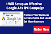 setup an effective google ads PPC campaign