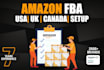 setup amazon fba, fulfillment by amazon