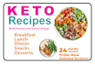 provide you keto recipes with ingredients within 24 hours