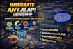 teach you how or integrate any ai API using PHP or any other language