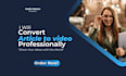 convert article into a high quality video