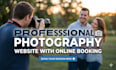 professional photography, videography, and wedding website with online booking