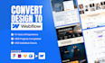 develop responsive webflow landing page