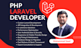 develop your full stack website using laravel