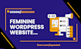 design feminine wordpress website