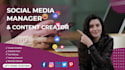 be your social media marketing manager and content creator