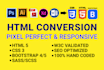 convert psd to html, xd to html, ai to html, pdf to html