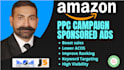 setup and manage amazon ppc sponsored  ads campaign