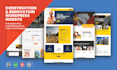 develop construction company website using wordpress