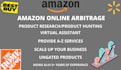 do amazon online arbitrage product research
