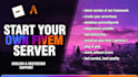 create a full fivem rp server base complete preconfigured