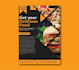 design food flyer and restaurant flyer