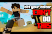 create a professional minecraft animation film outro intro