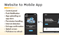 convert websites into android and IOS apps using webview