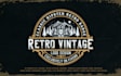 create a retro vintage logo with a hand drawn illustration