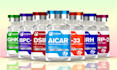 design custom peptide, srams, vial labels for pharma and research products