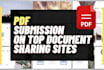 do pdf submission on top document sharing sites