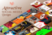 design social media post, ads, banner for insta and fb