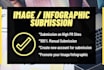 do manual infographic submission or image sharing