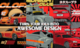 do amazing car t shirt design for you
