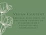 write your vegan content and copy