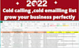 build cold calling and cold emailing b2b list grow your business perfectly